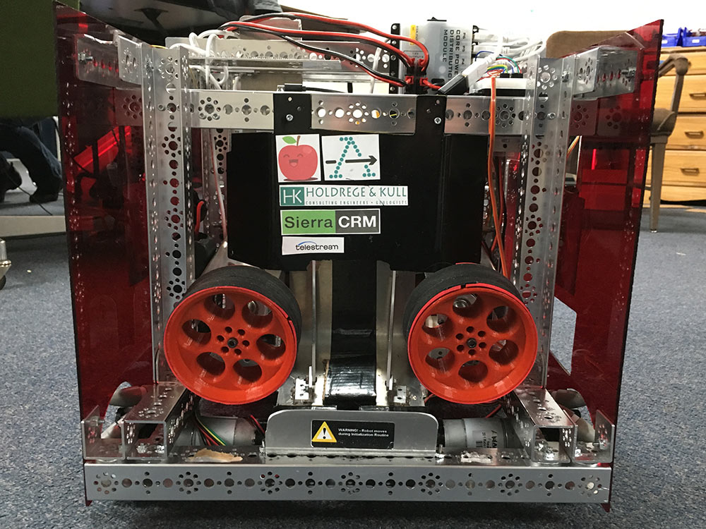 Rear view of 2017 robot